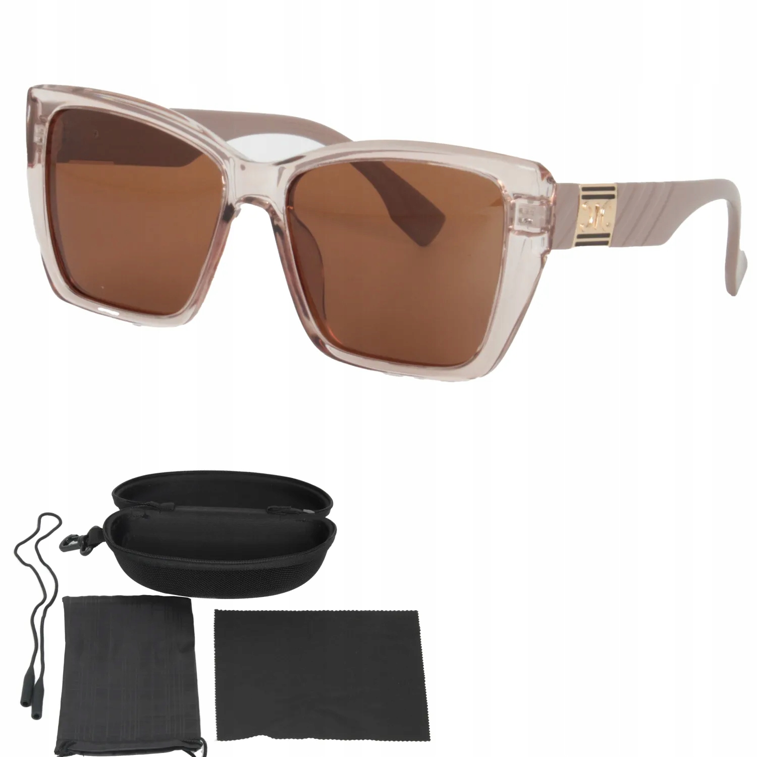 Polar Fashion PR9139C5 Transparentní polarizační sluneční brýle