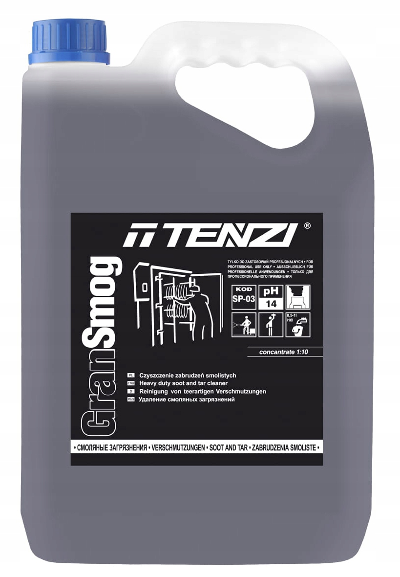 Tenzi Gran Smog Koncentrát Na Mytí Udírny Grilovacích Roštů 5 L