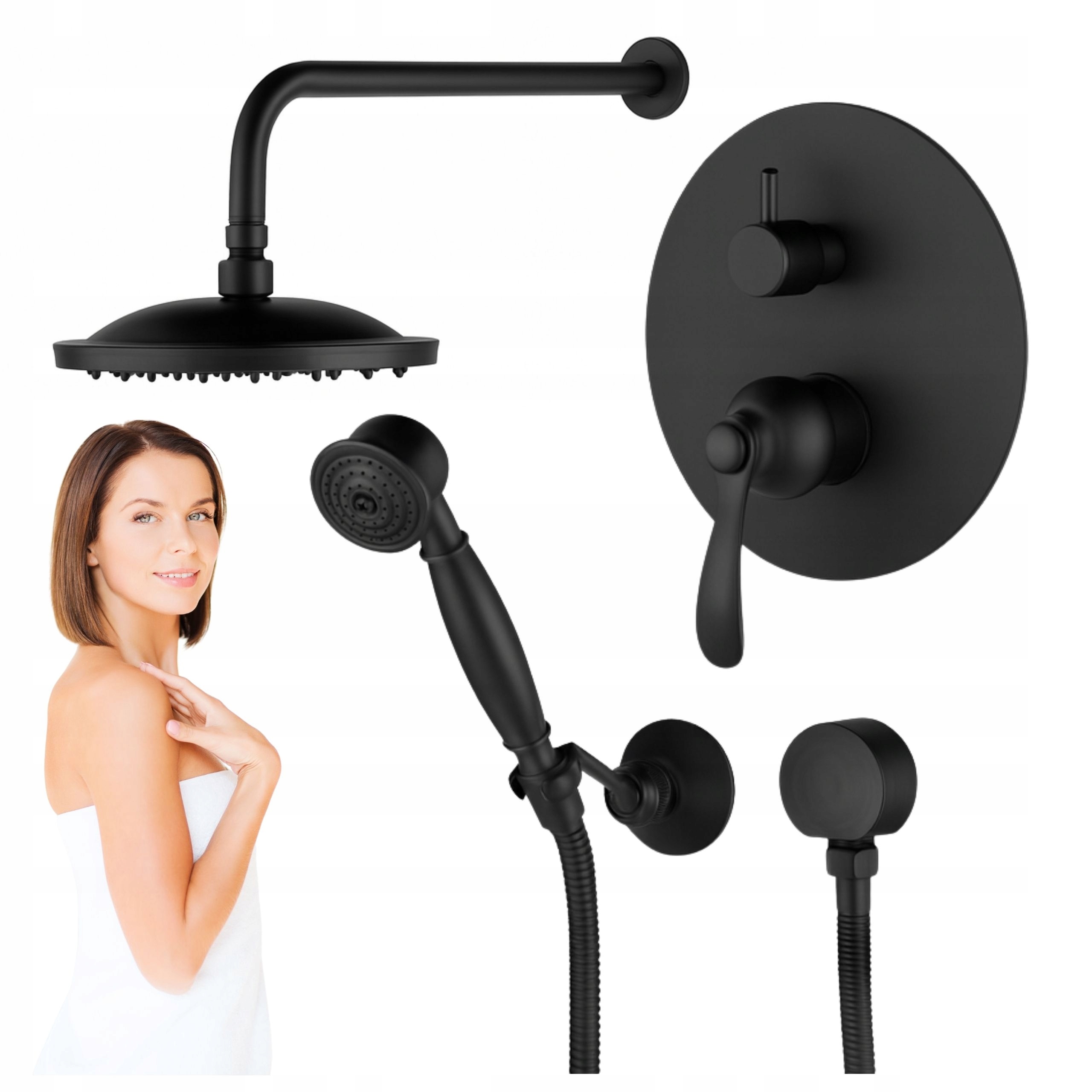 Podomietkový Sprchový Set Lorenza Retro Smartbox Čierny