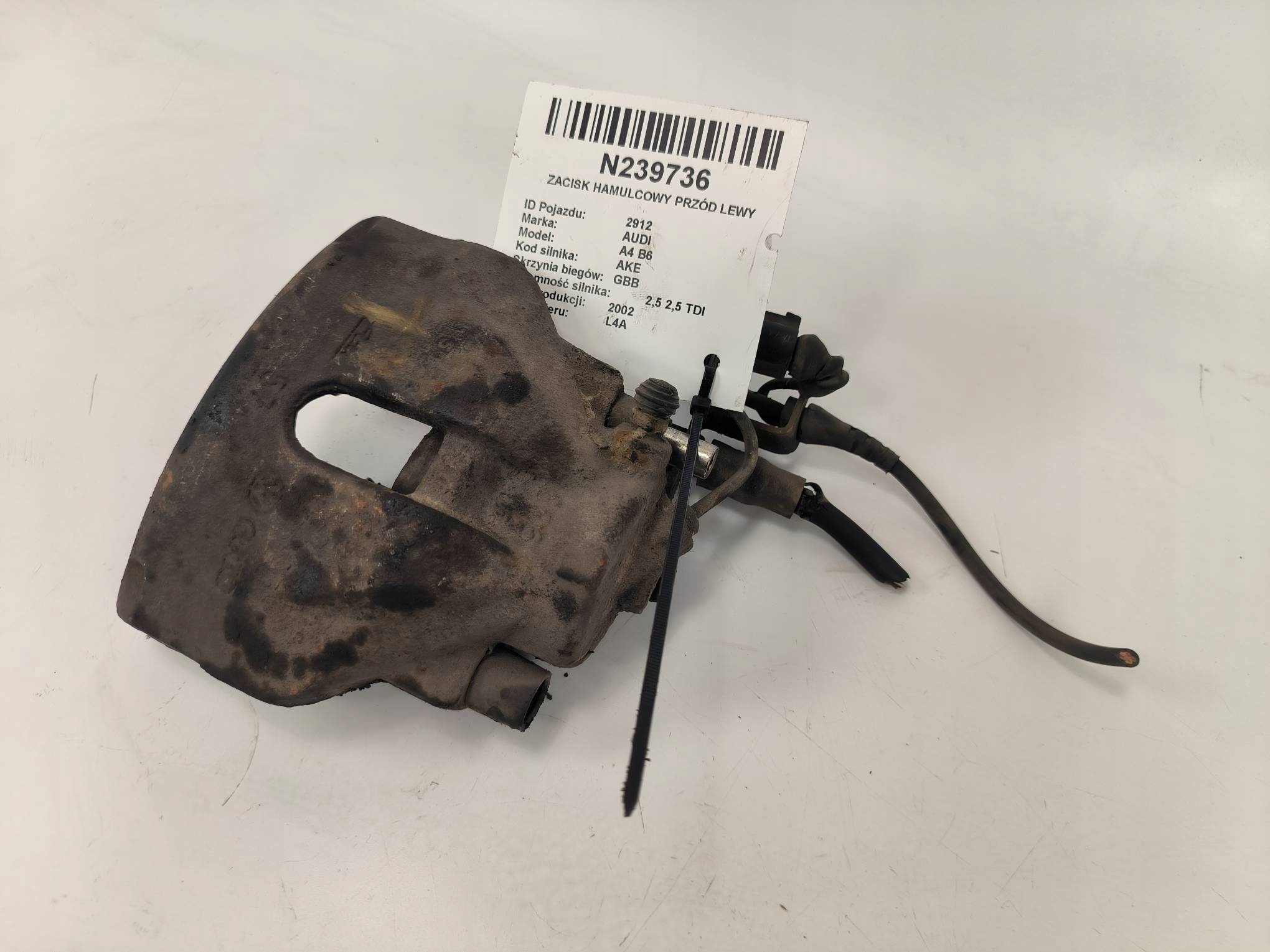 caliper brake front left AUDI A4 B6