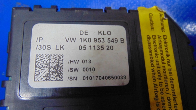 sensor angle steering 1K0953549B SKODA OCTAVIA II 04-12R