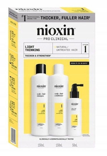 Nioxin System 1 Kit ŠamponCondTreat 2x15050 ml