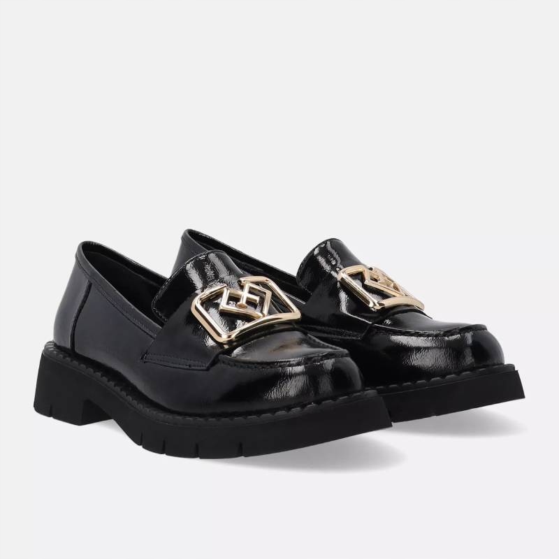 Venezia R014PABLOBM047 černé mokasíny r.39 lakované Kochland