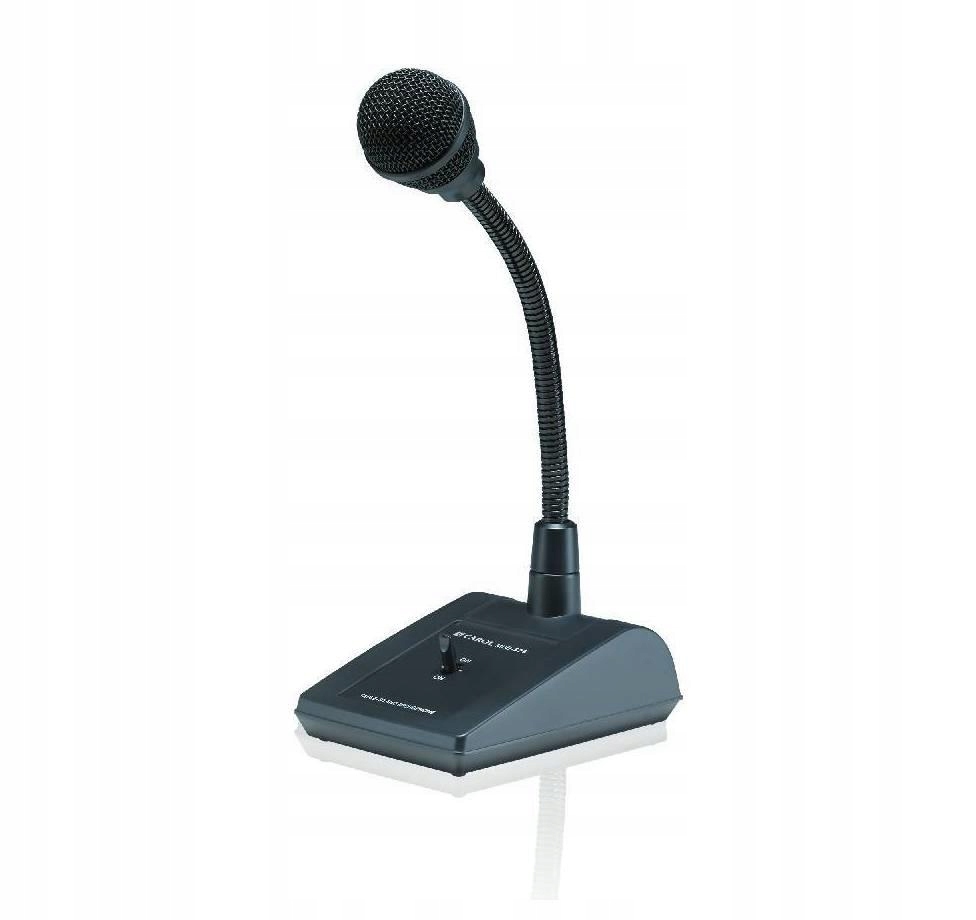 Carol stolný mikrofón na husom krku