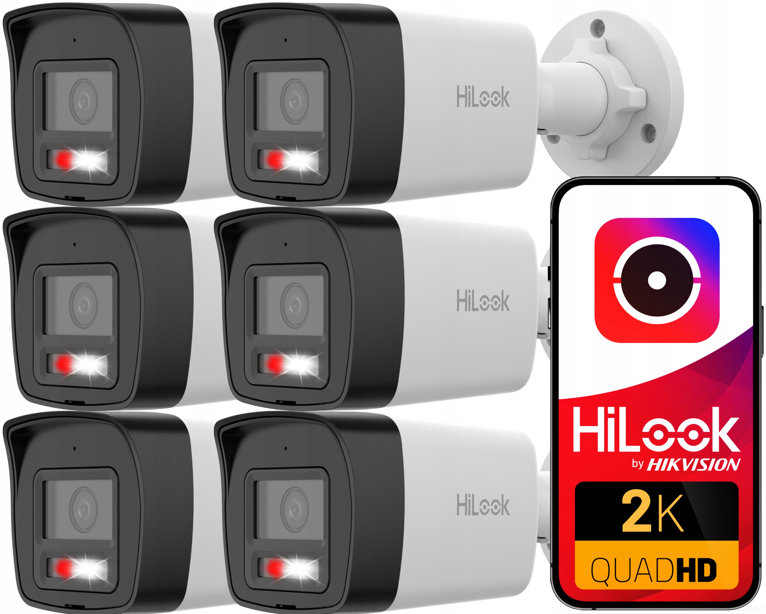 Ip kamera 4MPx Venkovní 6x IPC-B140HA-LUC HiLook Hikvision Hybrid Light