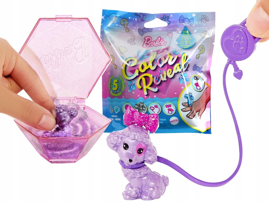 

Barbie Color Reveal Brokatowe Zwierzątko GTT10