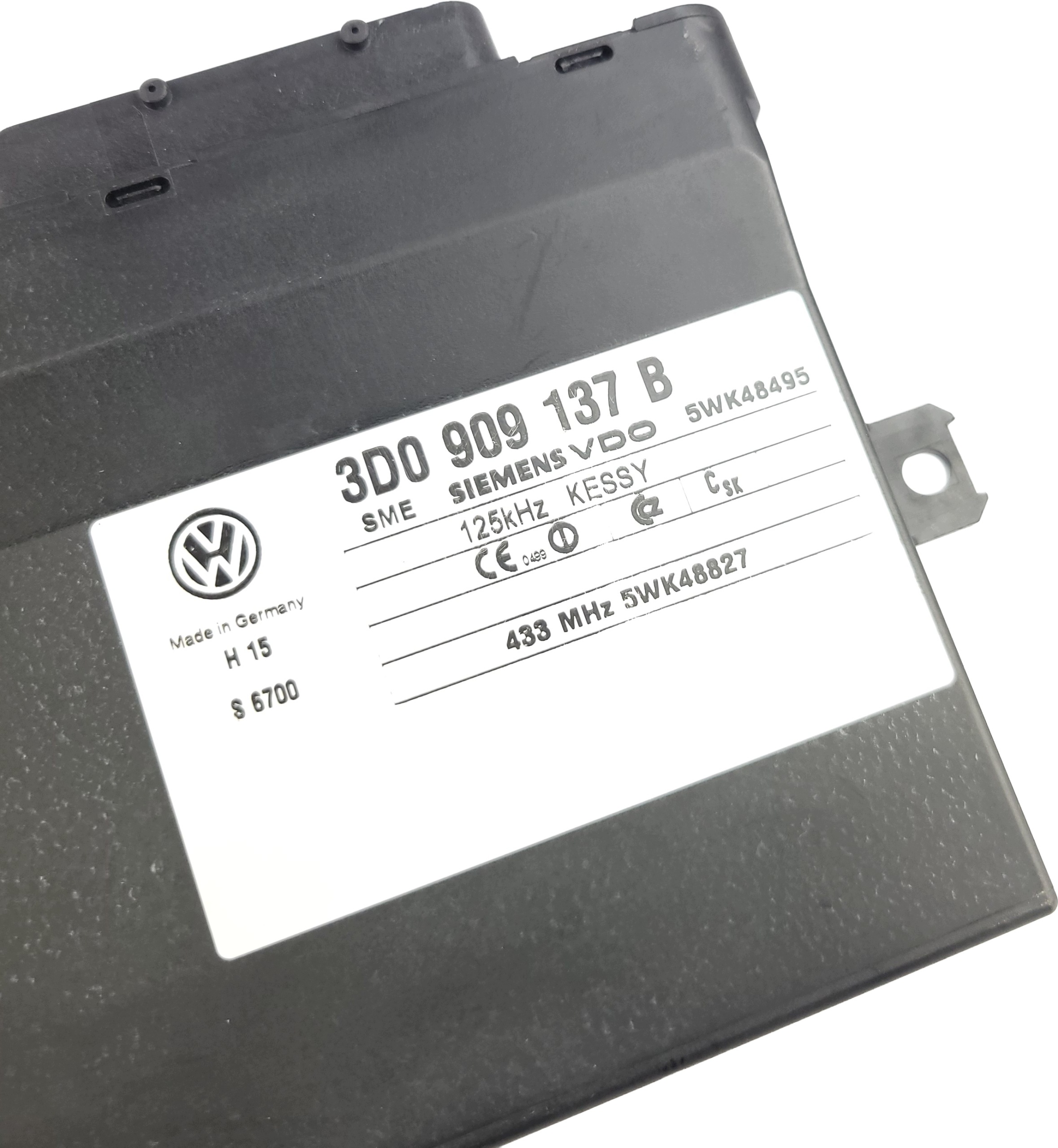 VW PHAETON TOUAREG modulo KESSY 3D0909137B 5WK48827 KEYLESS GO SPRAWNY