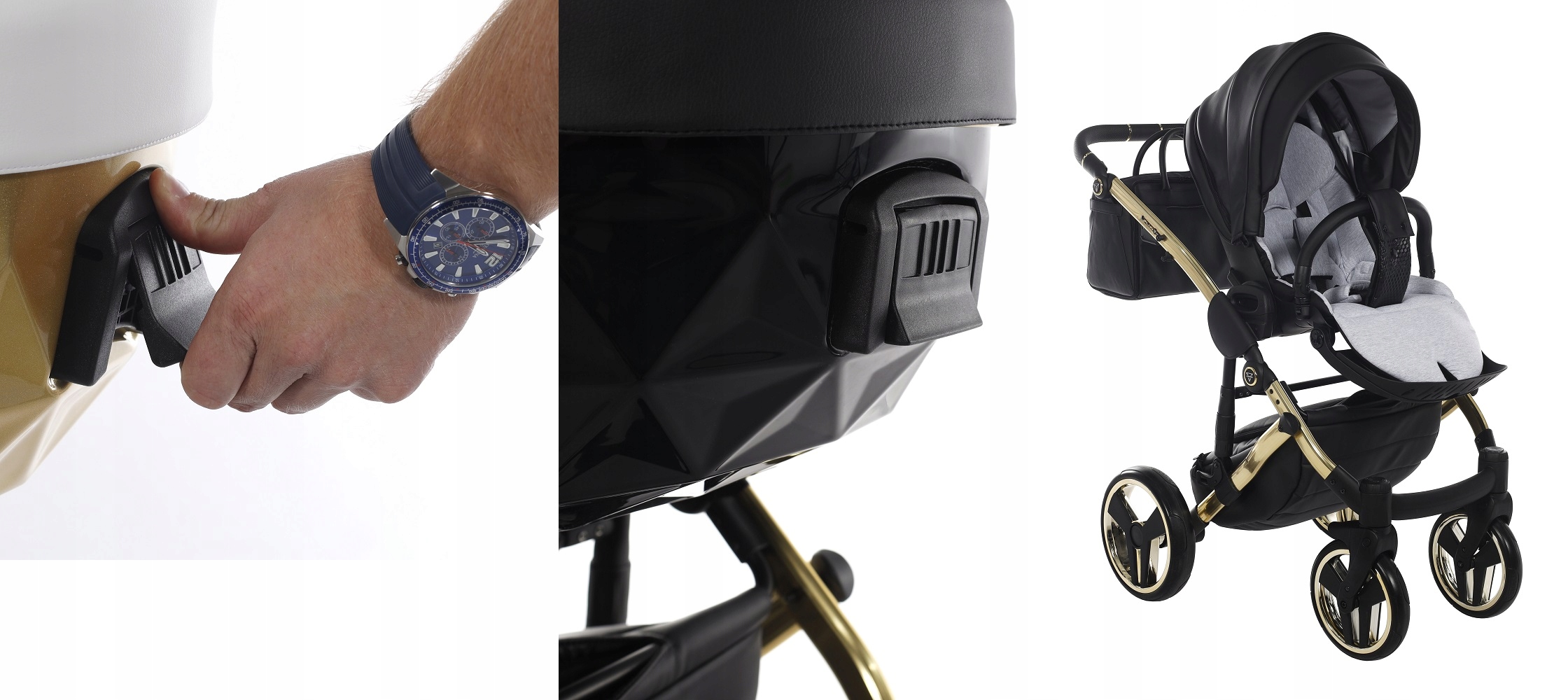 JUNAMA FLUO V2 wózek 4w1 Pebble pro + BAZA Liczba kół 4