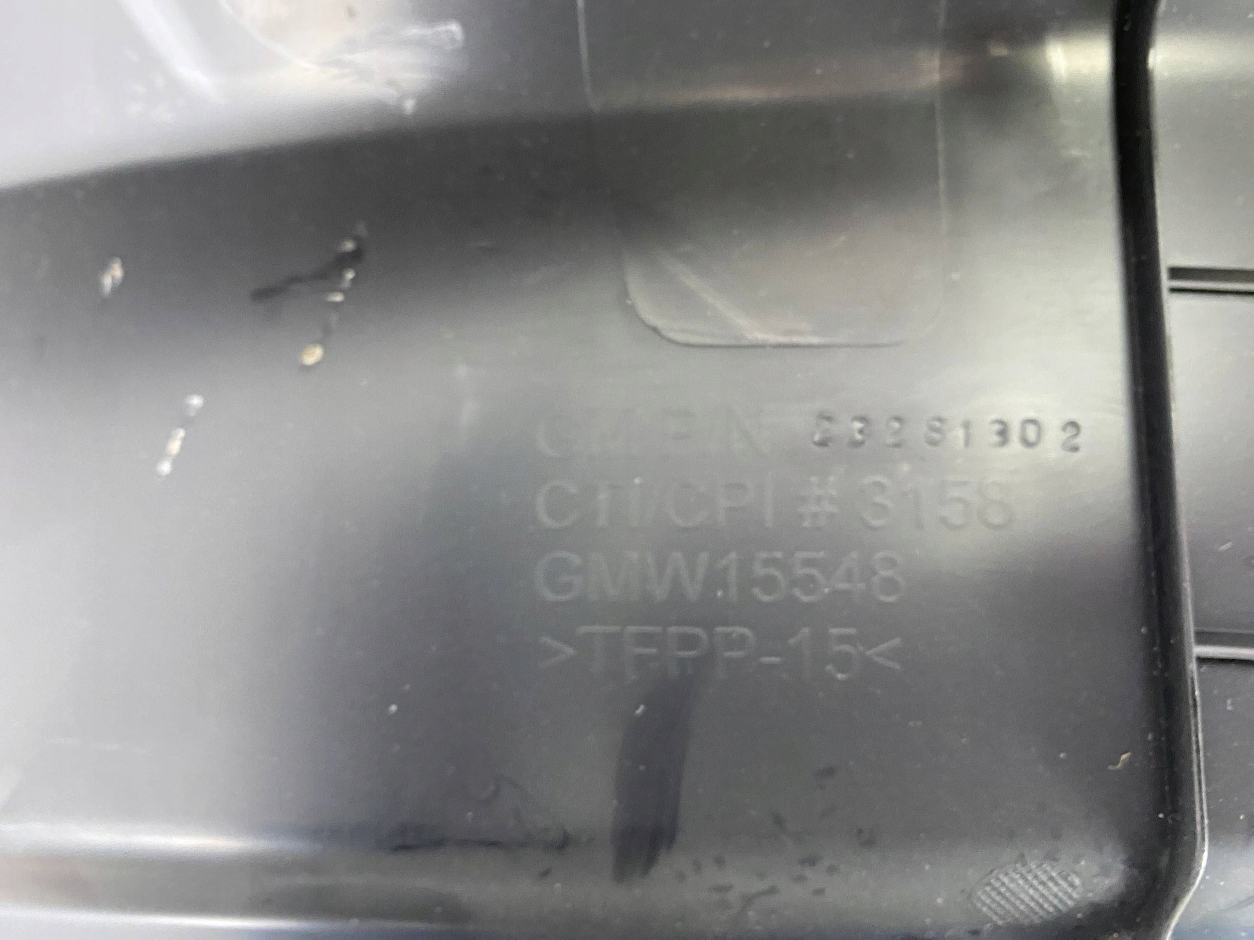 cap cover of the threshold supports boot Cadillac CTS III 2014+