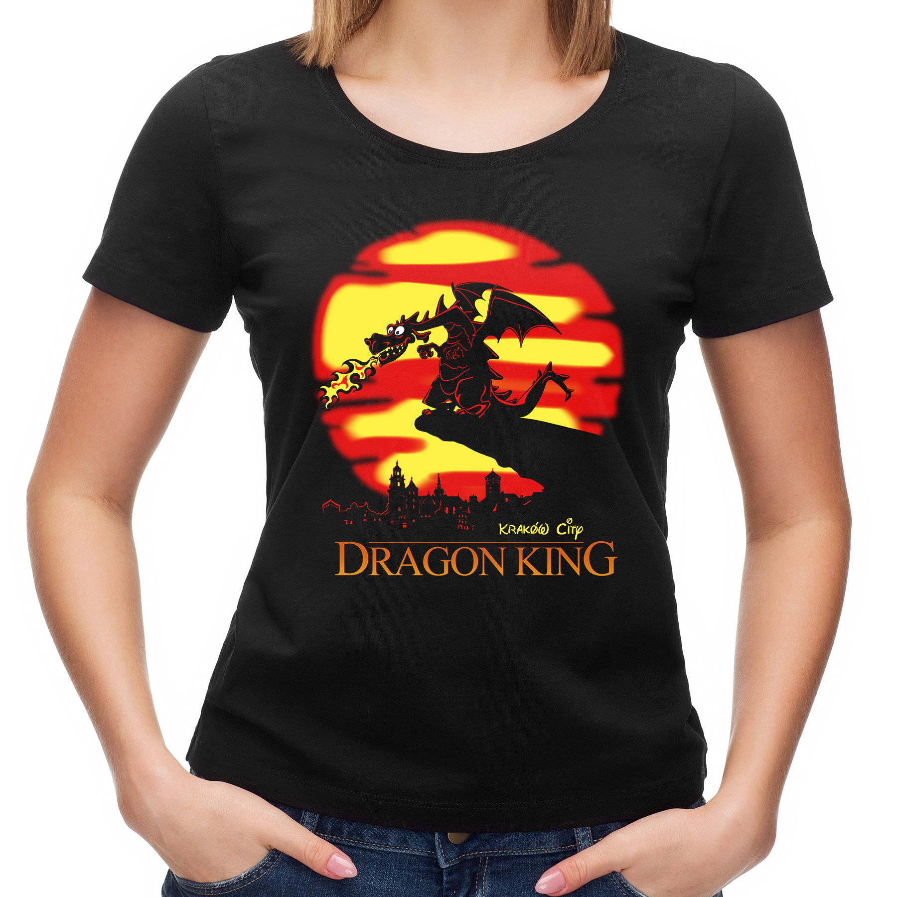 

Koszulka Dragon King (L):: Xs,: czarny