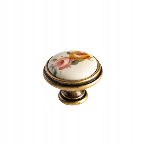 

Gałka meblowa porcelana złota 35 mm Giusti włoska
