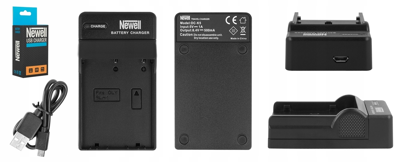 NEWELL ŁADOWARKA USB+AKUMULATOR DO OLYMPUS BLH-1 Kod producenta 20137