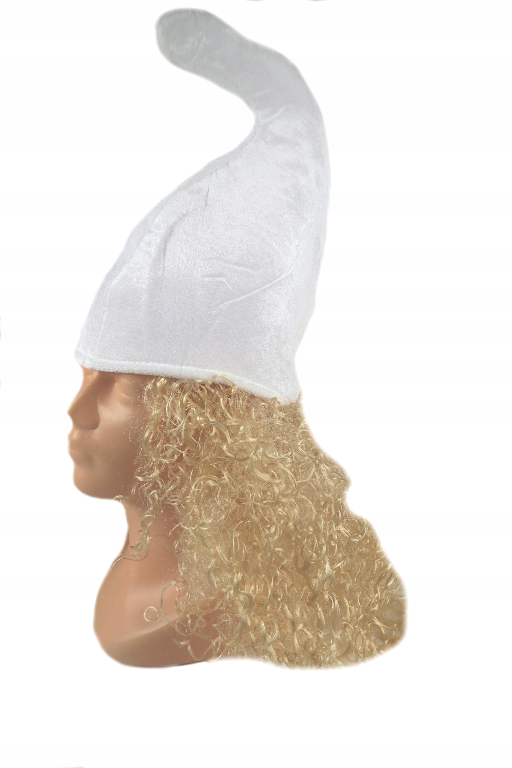 

Czapka Smerfetka Smerf Biała Smerfa peruka blond