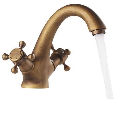 Retro Vintage Umývadlová Batéria Mosadz Na Dosku Do Kúpeľne