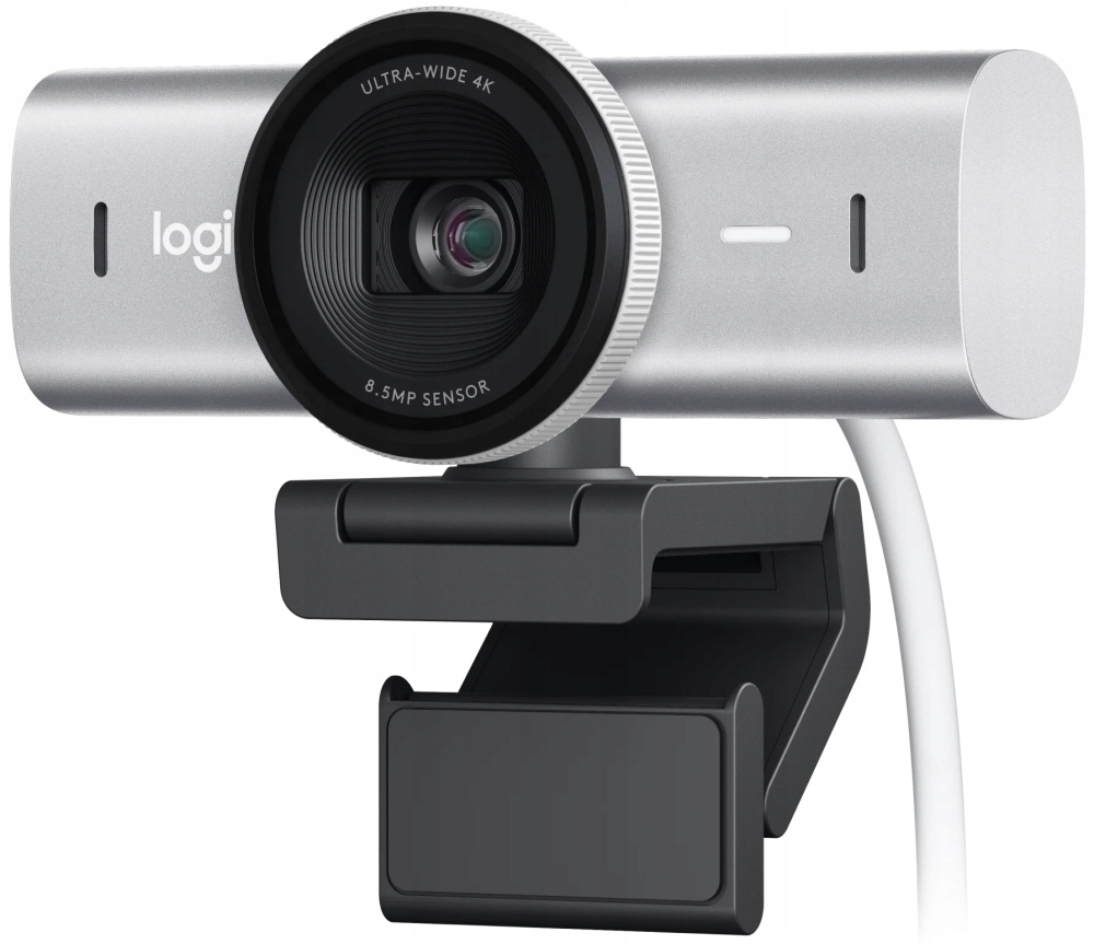 Logitech webkamera MX Brio/ 4K/30fps 1080p/60fps/ pole gray