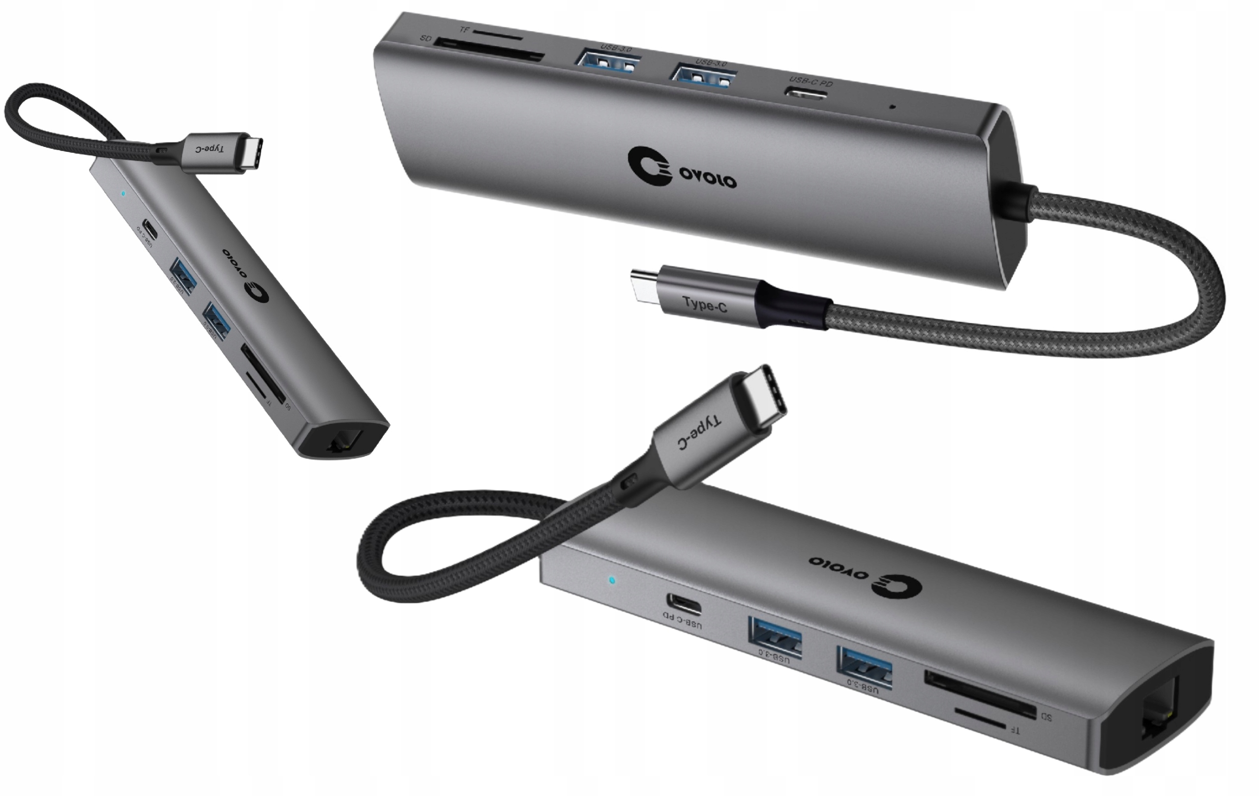 Hub Dual Monitor Usb-c pro notebook Fujitsu 2xHDMI 4K DisplayPort Lan