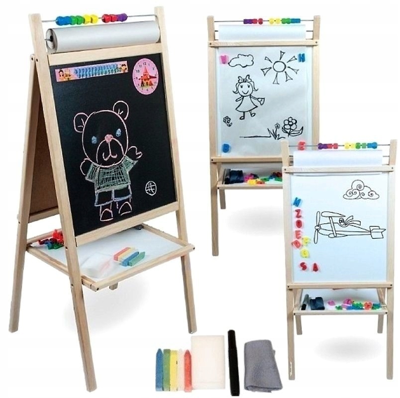 

Tablica 4w1 Magnetyczna Kredowa I Papier Liczydło