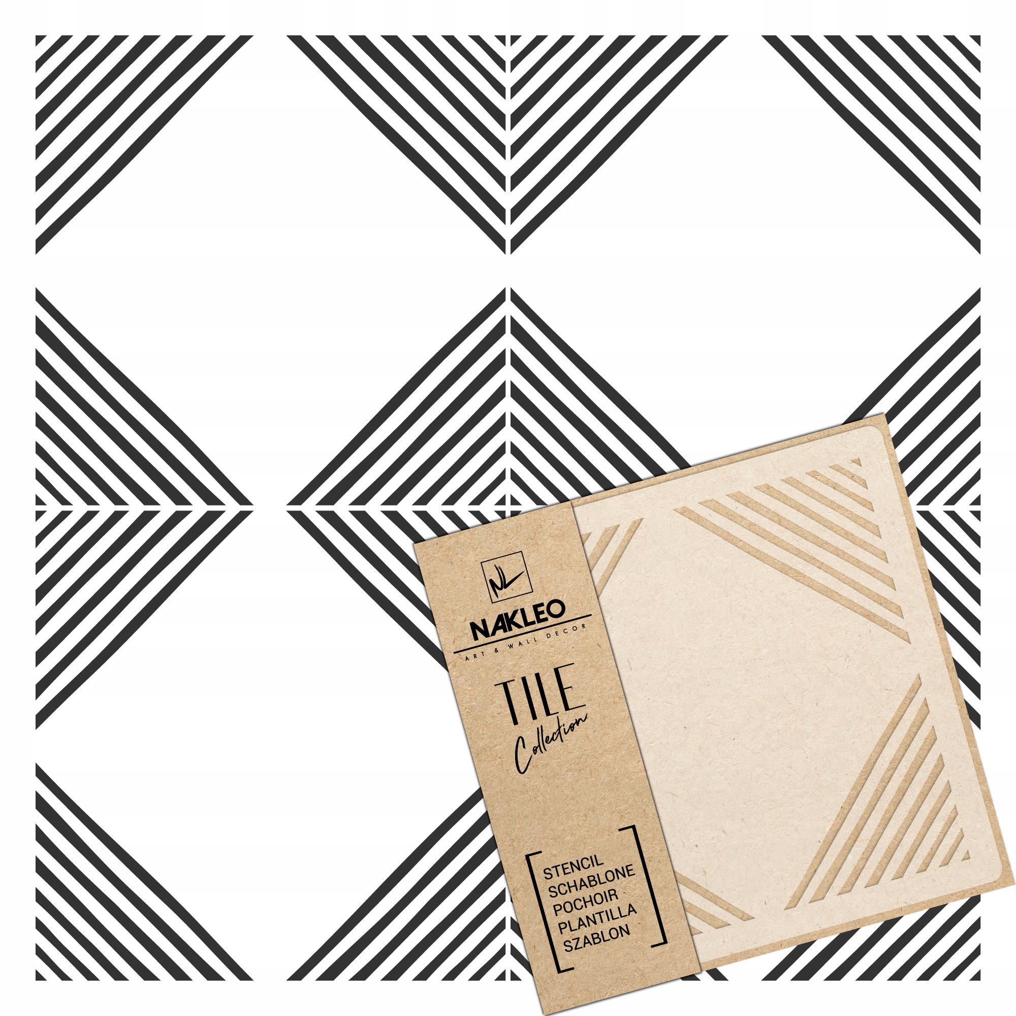 SZABLON MALARSKI do kafelków płytek MAIOR 30x30