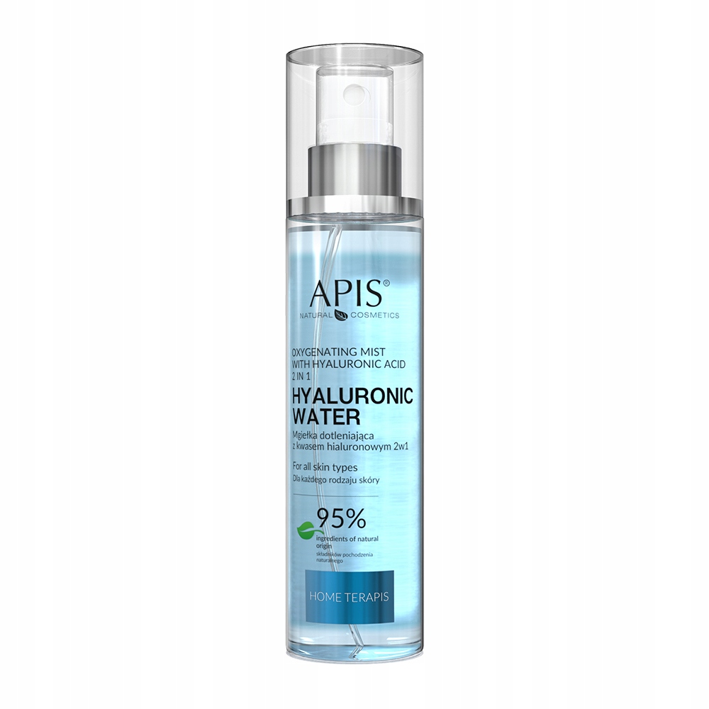 APIS HOME TERAPIS Mgiełka dotleniająca z kwasem hialuronowym 2w1 150ml