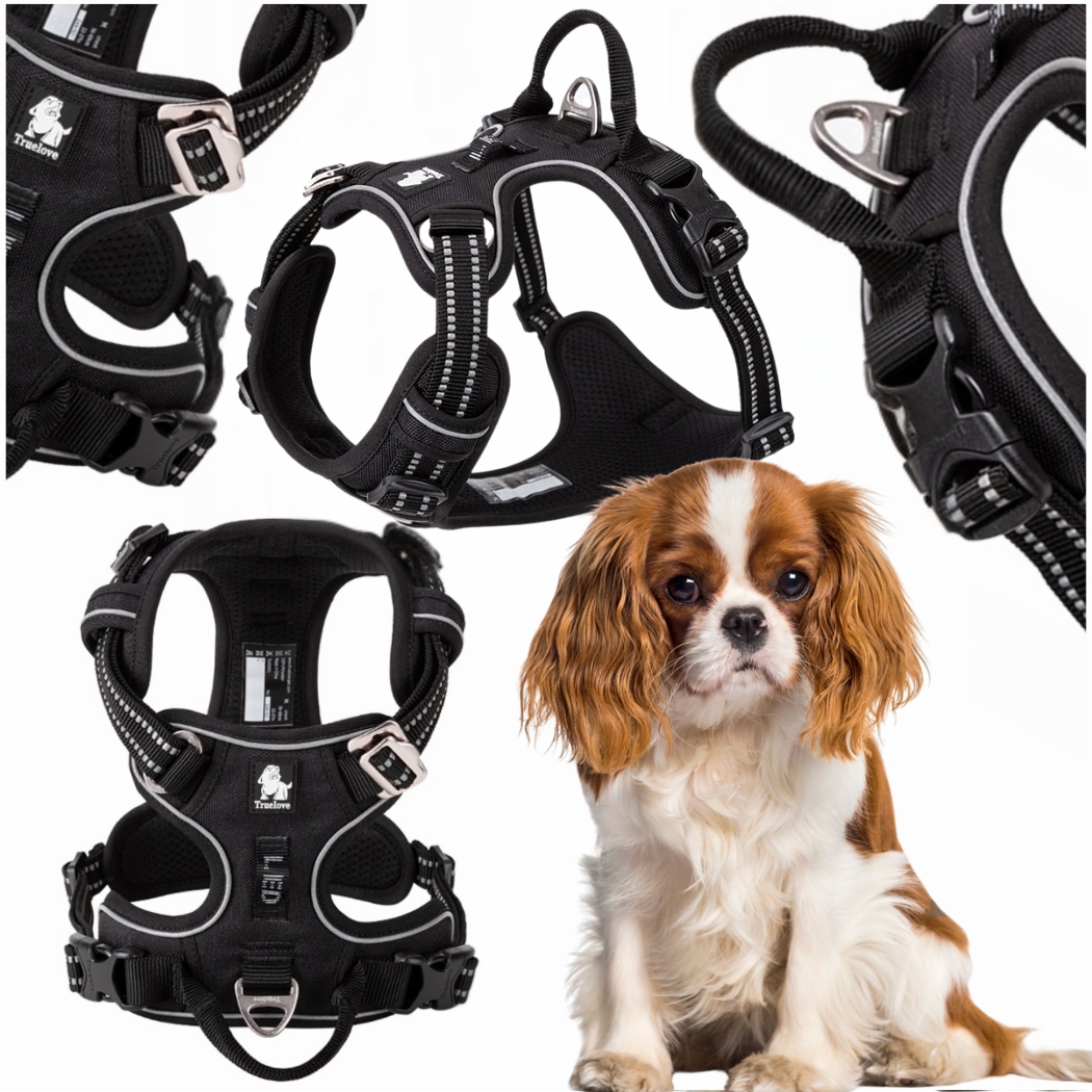 Levně Nastavitelné Postroje Pro Psa Truelove Front Line Premium, Pevné, Černé