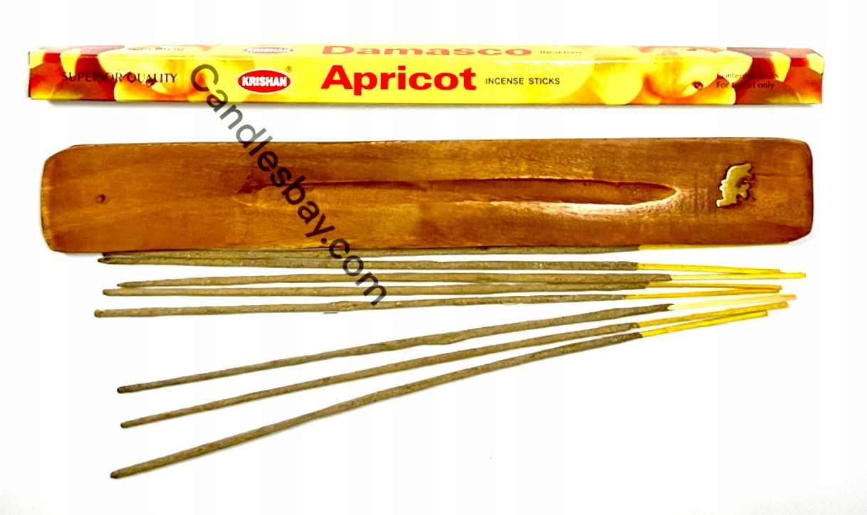 Kadzidełka długie Krishan APRICOT MORELA 8szt