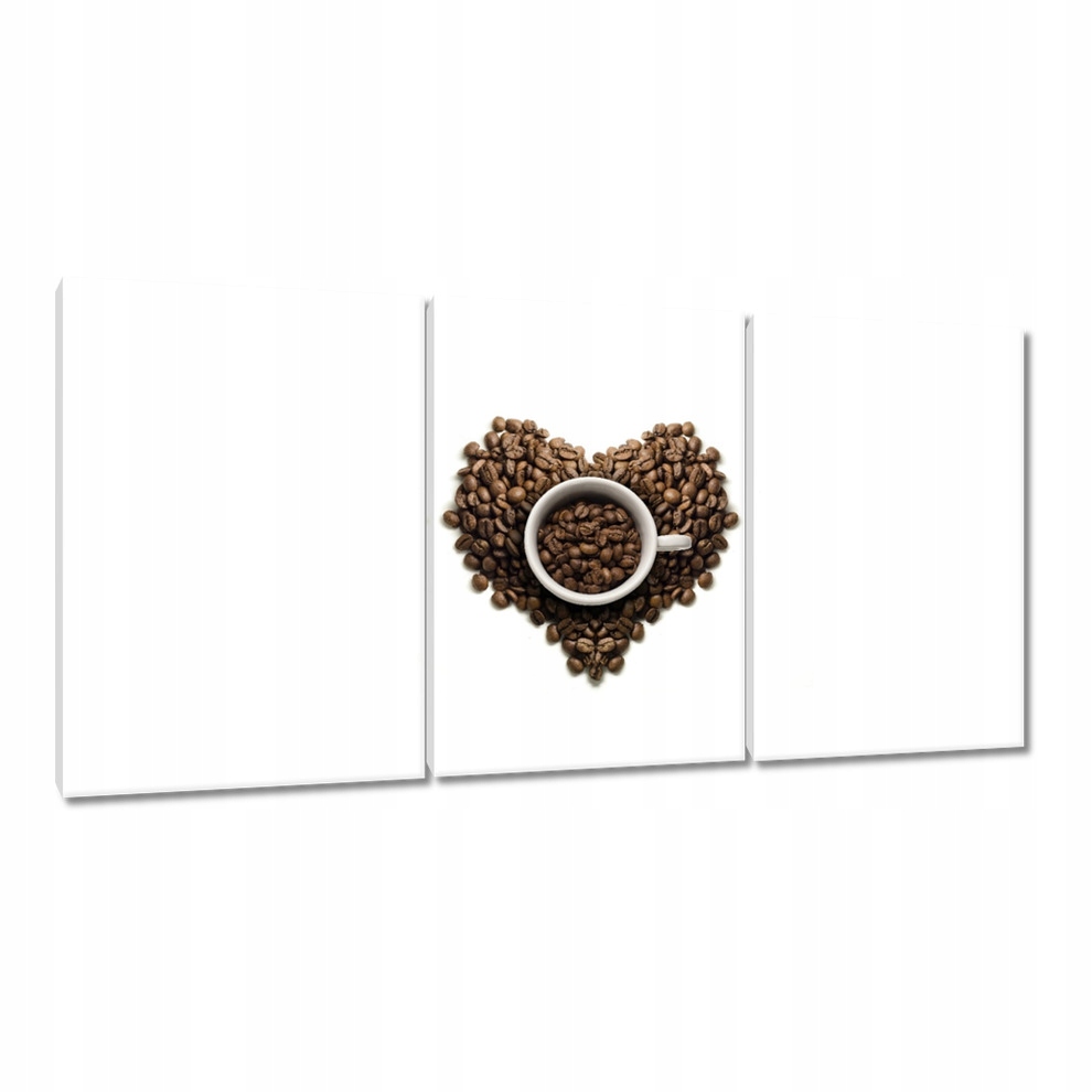 

Obrazy 120x60 Serce kawowe