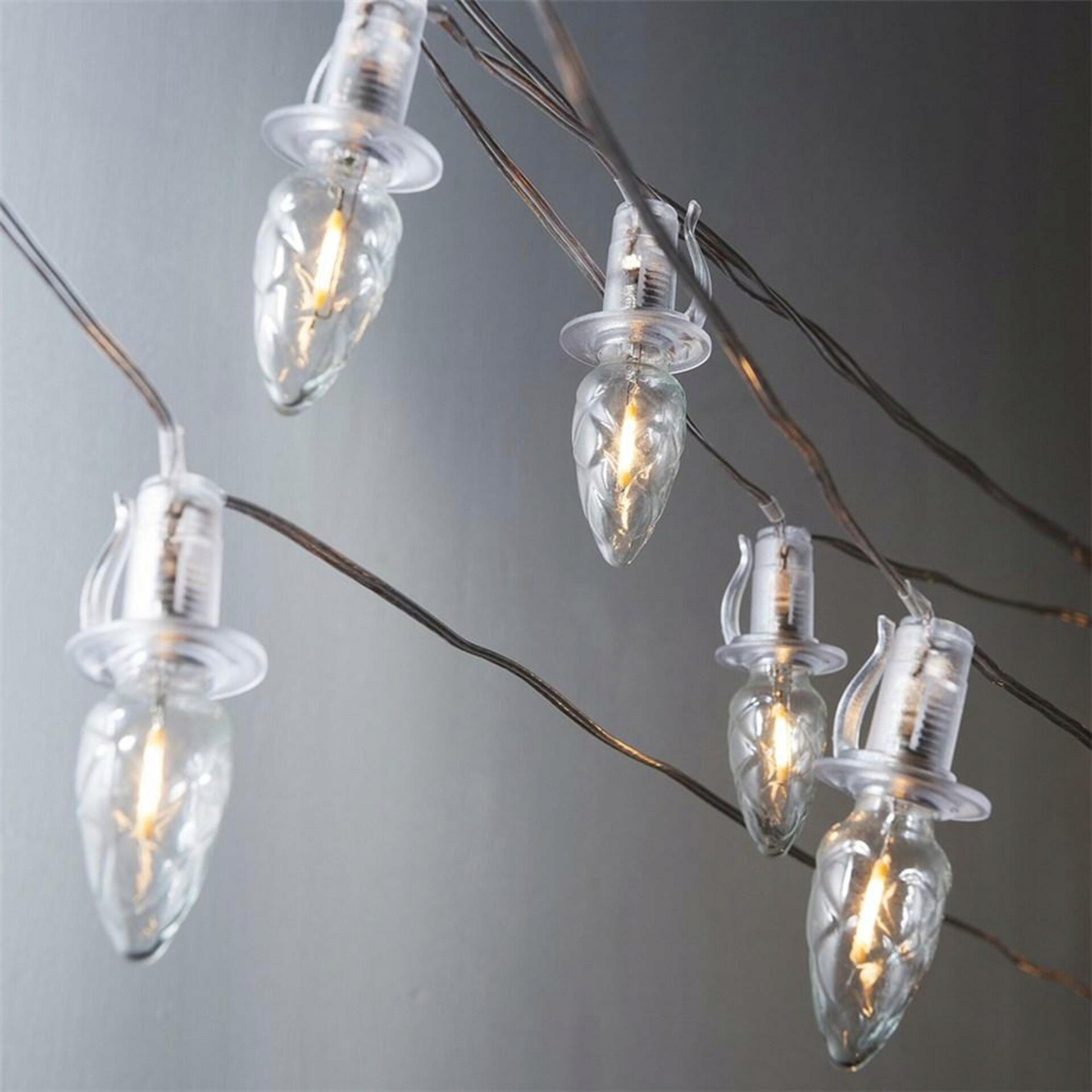 Exihand Predĺženie pre vonkajšiu súpravu Led Filament Šiška číra TVP-20, č