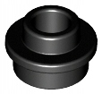 

20 szt Lego 85861 black Plate 1 x 1 Open Stud