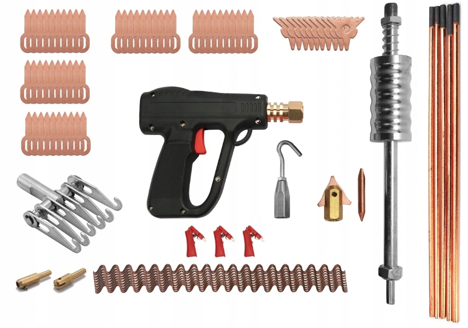 

Zestaw Spotter Zgrzewarka Pistolet Młotek Pazur