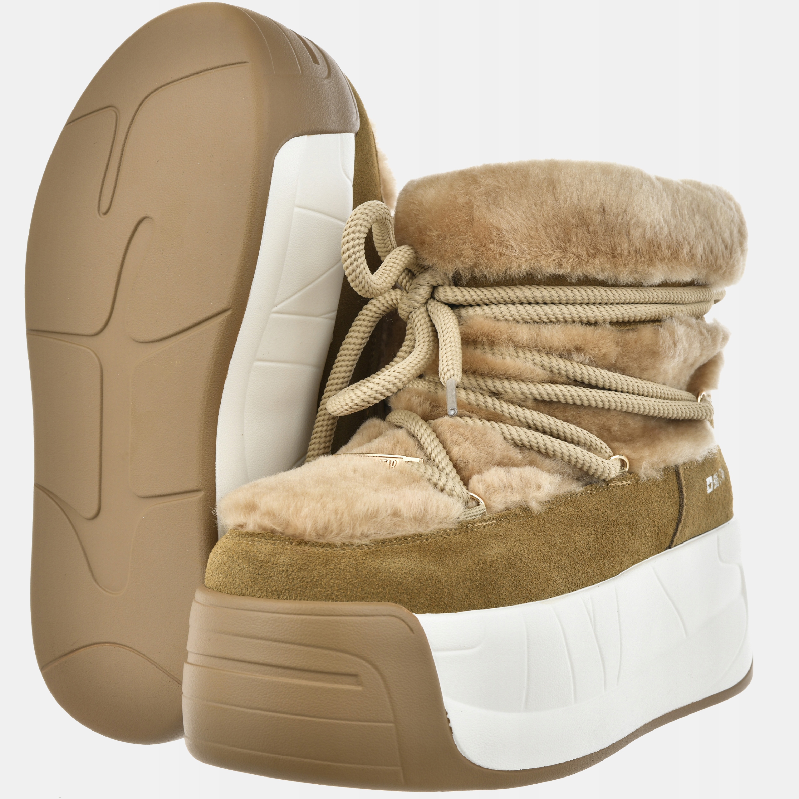 Dámské Vysoké Zimní Sněhule Na Platformě Big Star OO274A207 AW24