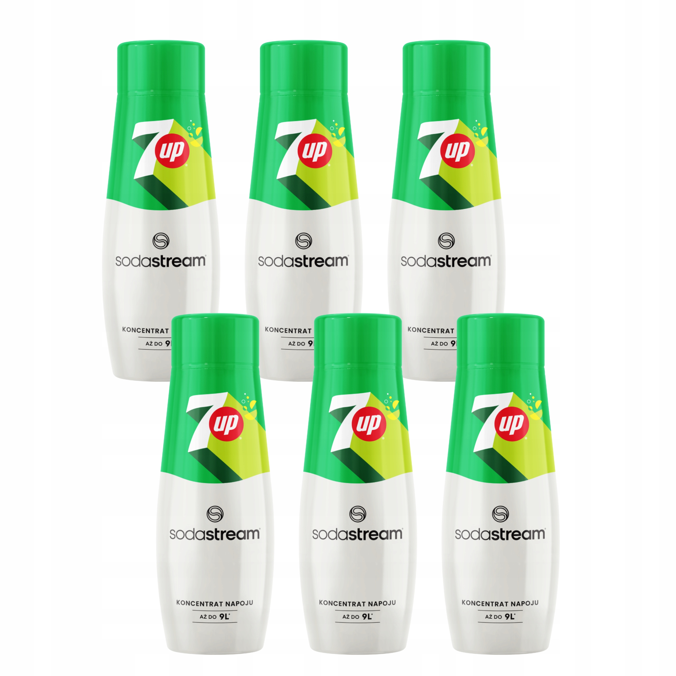 Levně 6 x SodaStream 7Up Koncentrát nápoje pro perlivou vodu 440 ml Citrusový sirup
