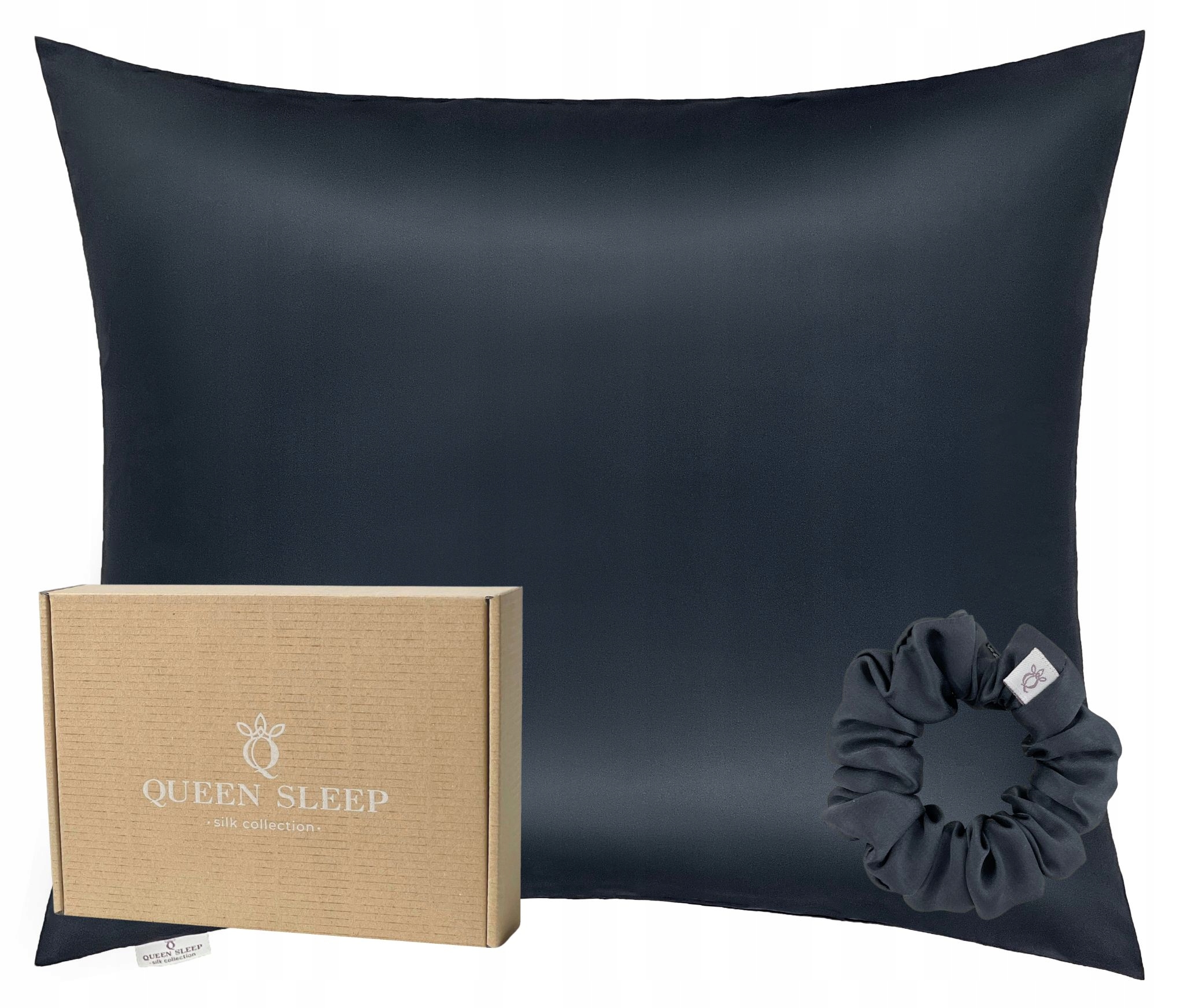 Poszewka Jedwabna 40x60 Naturalna, Jedwabna Gumka