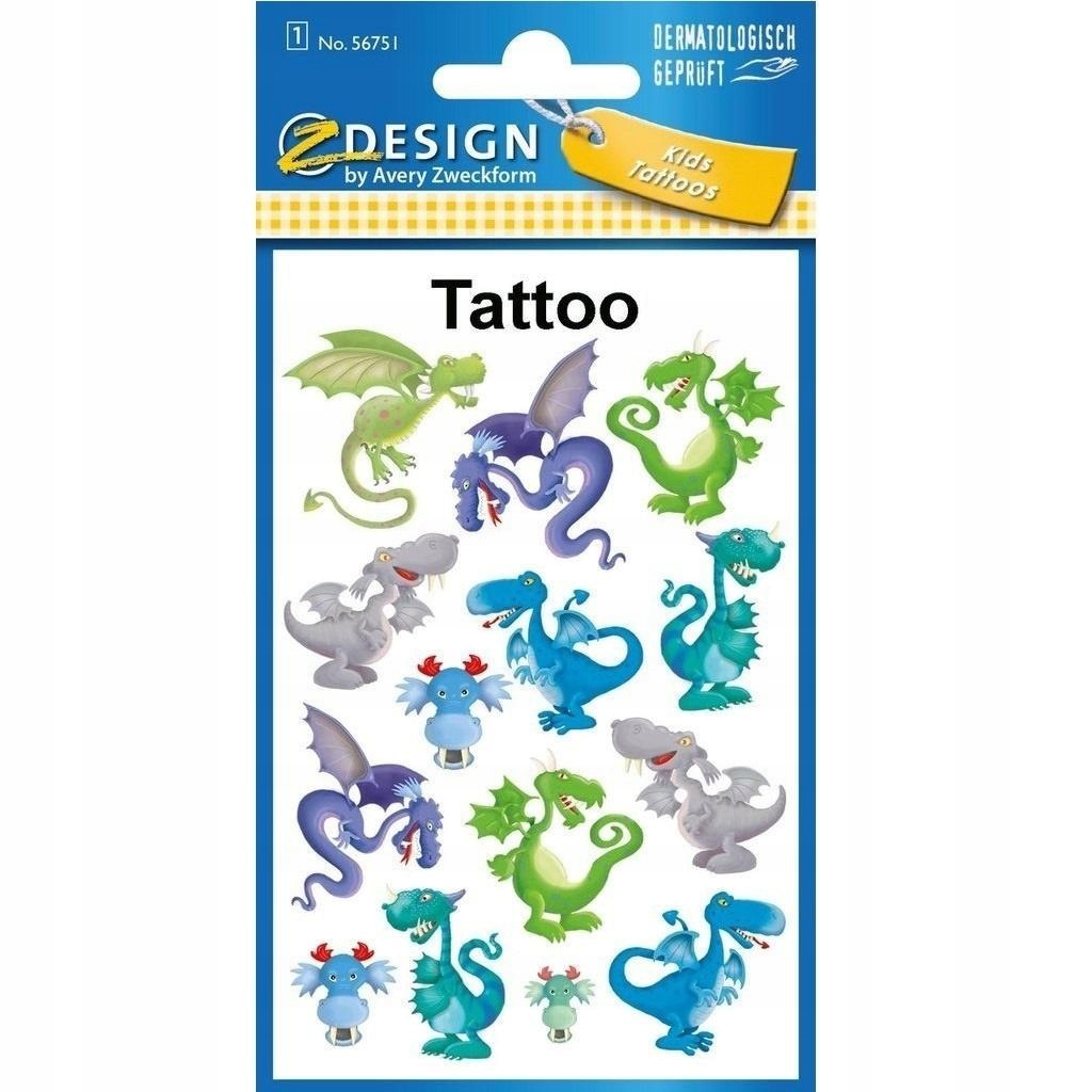 

Smoki Tatuaże dla dzieci zmywalne tatuaż tatoo