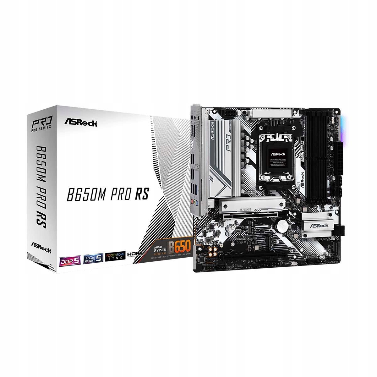 ASROCK B650M Pro RS mATX AM5 DDR5 — 8
