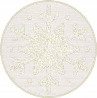 Okrągły Dywan Dziecięcy Shapes Beżowy Śnieżka 120