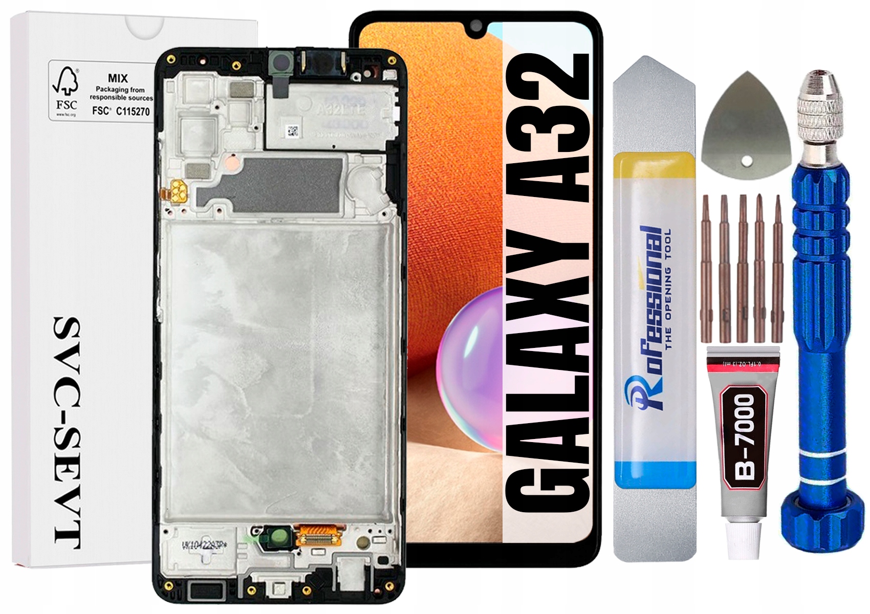 Displej Pro Samsung Galaxy A32 4G A325 Originál LCD Rámeček
