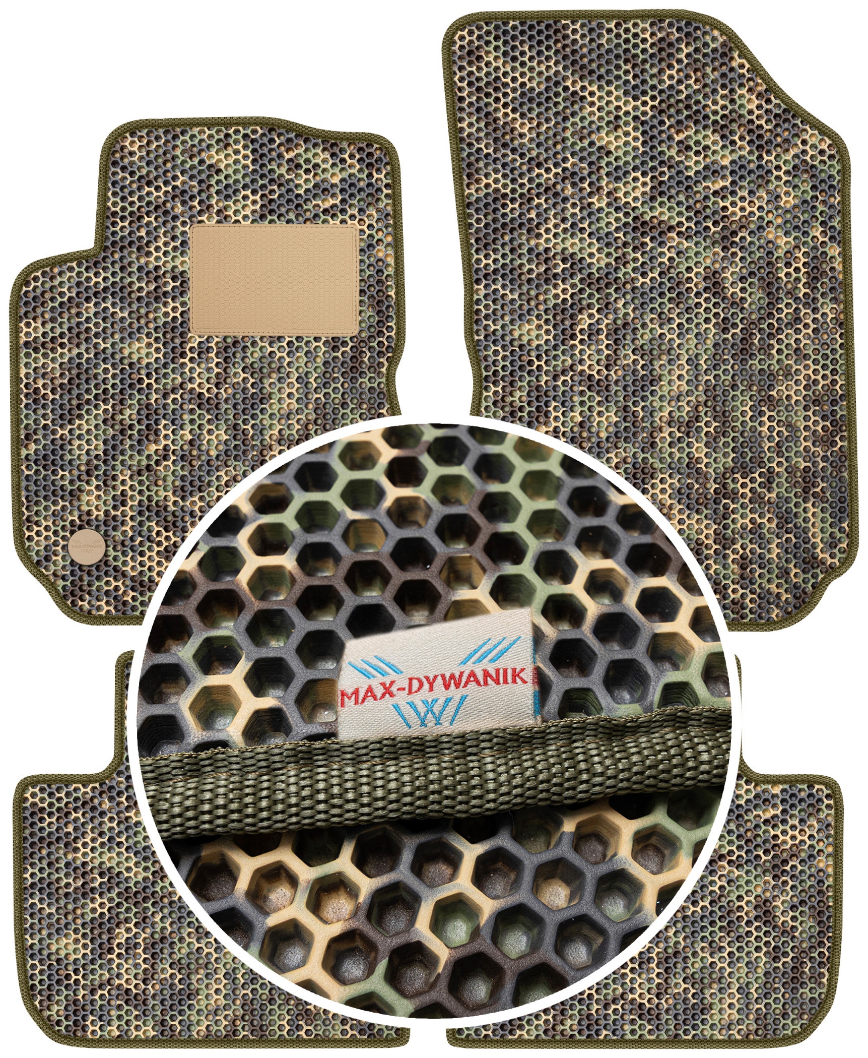 Citroen C4 Cactus 2014-2020 Gumové rohože do auta Eva Moro