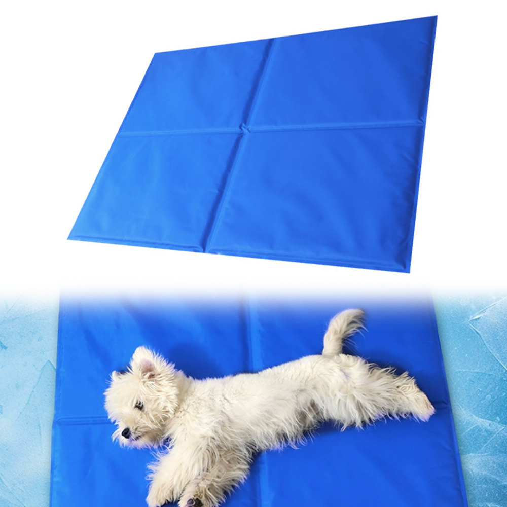 Chladící Podložka Pro Psa Velká XL 81x96 cm gelová pelíšek Premium Hrubá