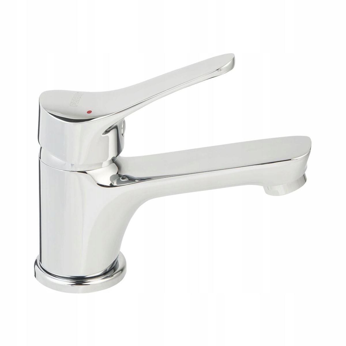 Bateria umywalkowa stojąca Ferro Petite srebrny