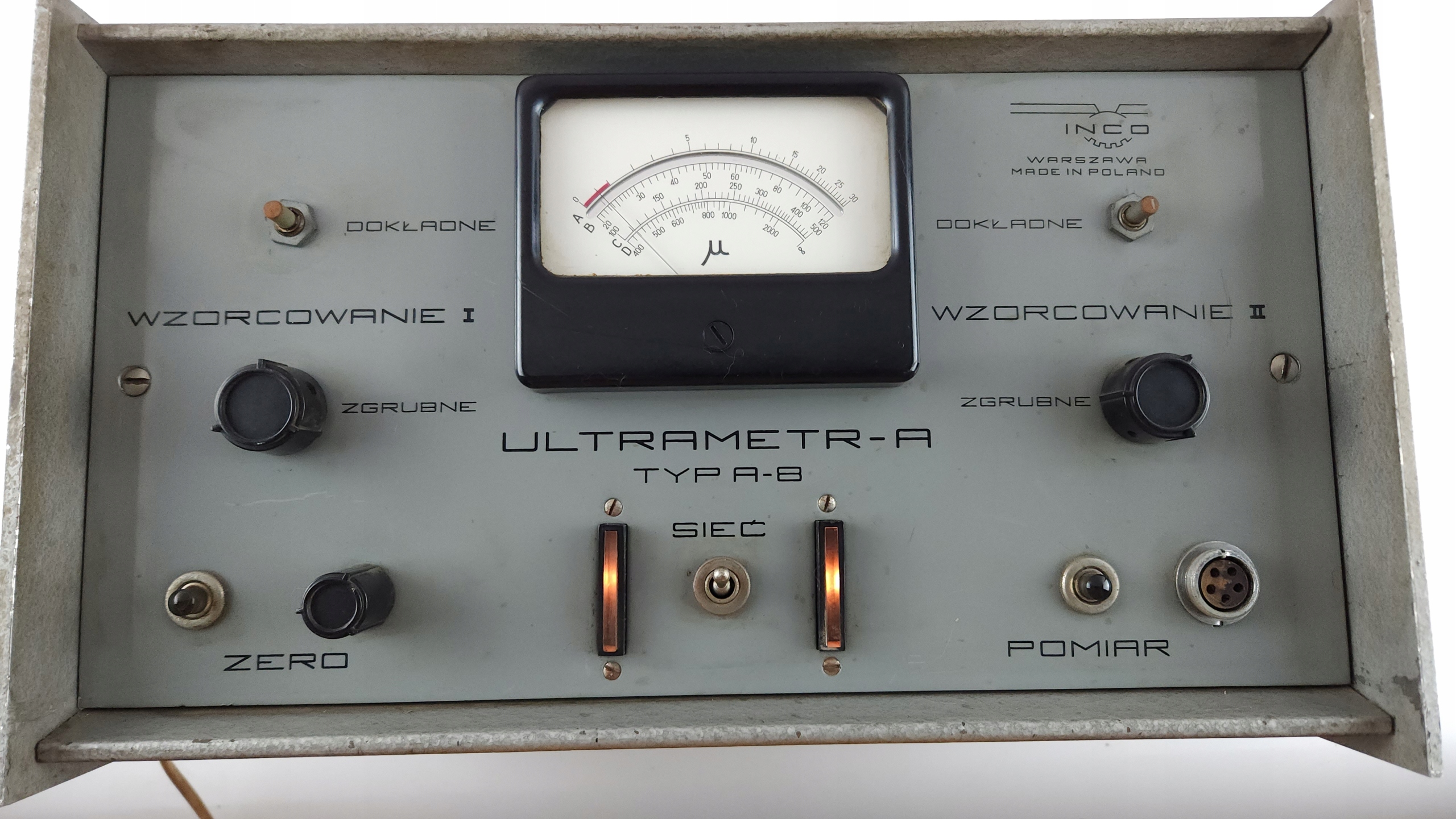 Warstwomierz Ultrametr-A Typ A-8 Inco Warszawa