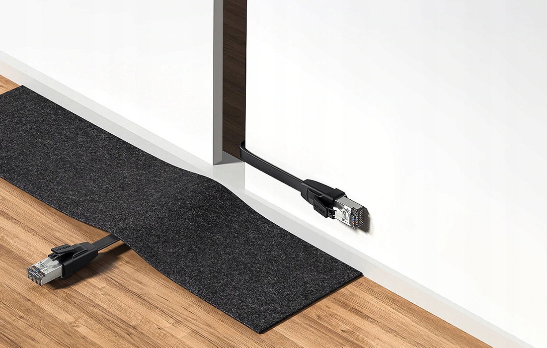 UGREEN NW134 KABEL SIECIOWY ETHERNET RJ45 CAT.8 5M Kolor czarny