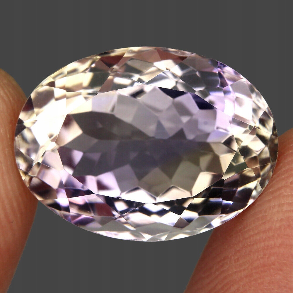 Přírodní kámen ametrin 11.66ct If dvoubarevný