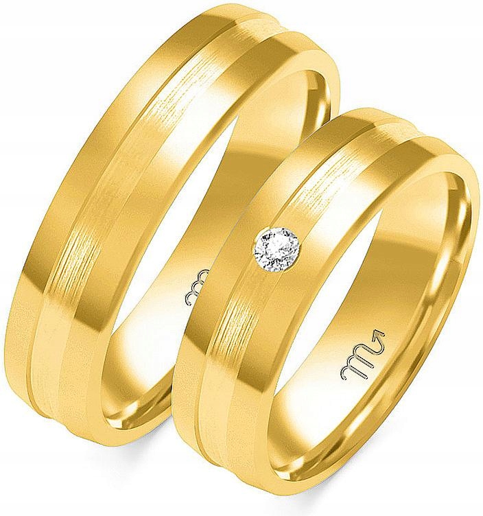 Zlatý jemný snubní prsten 14k 585 r 17 18 19, originální s gravírováním