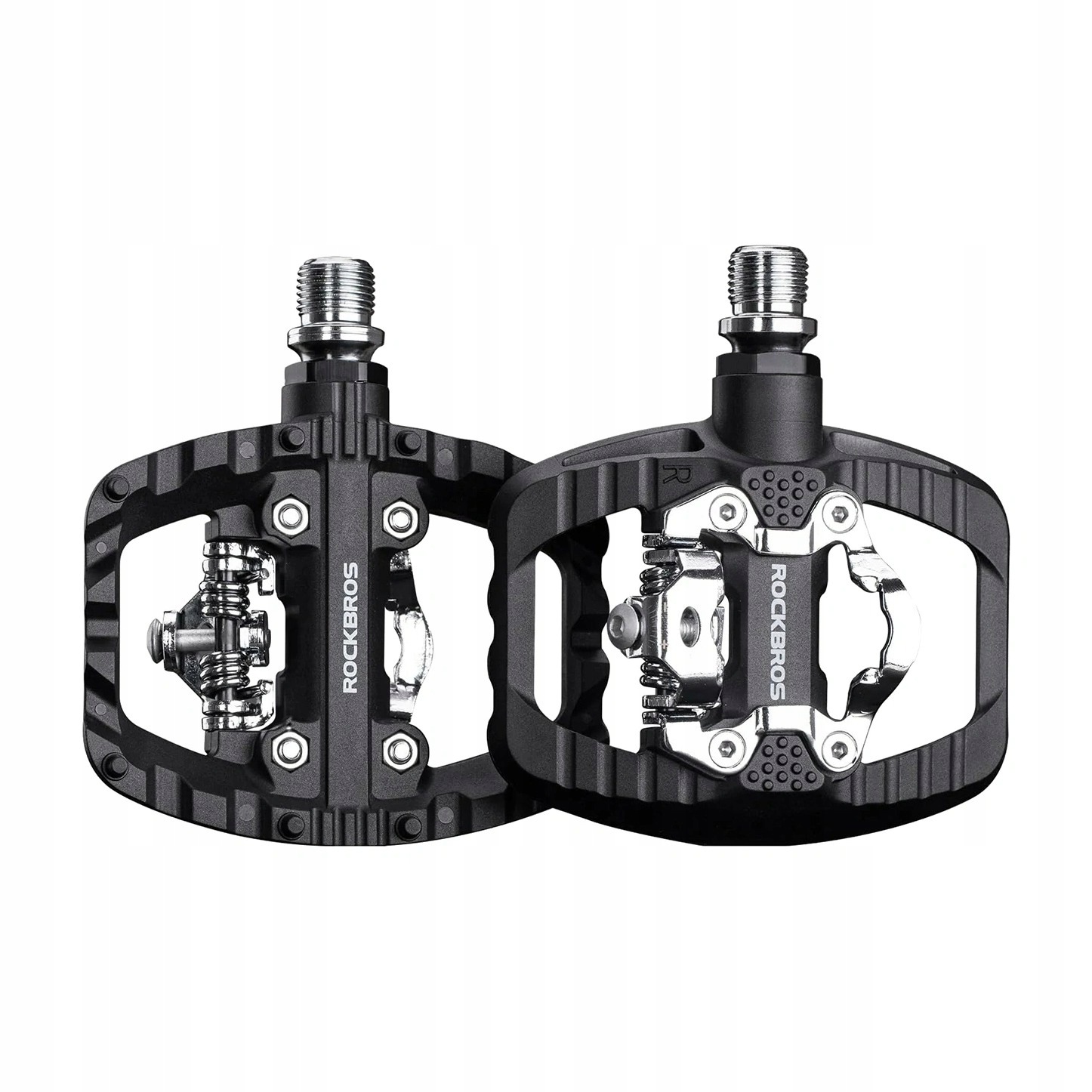 Pedały Rockbros PD303 platformowe half-lock czarne