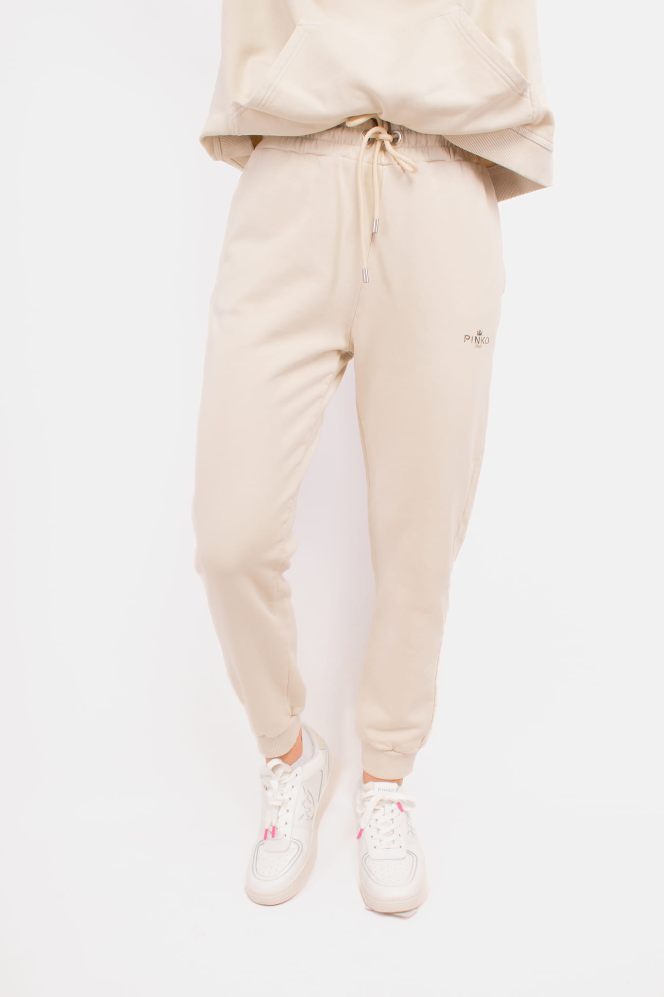 Dámské teplákové kalhoty Pinko 100371 A27V béžová XL