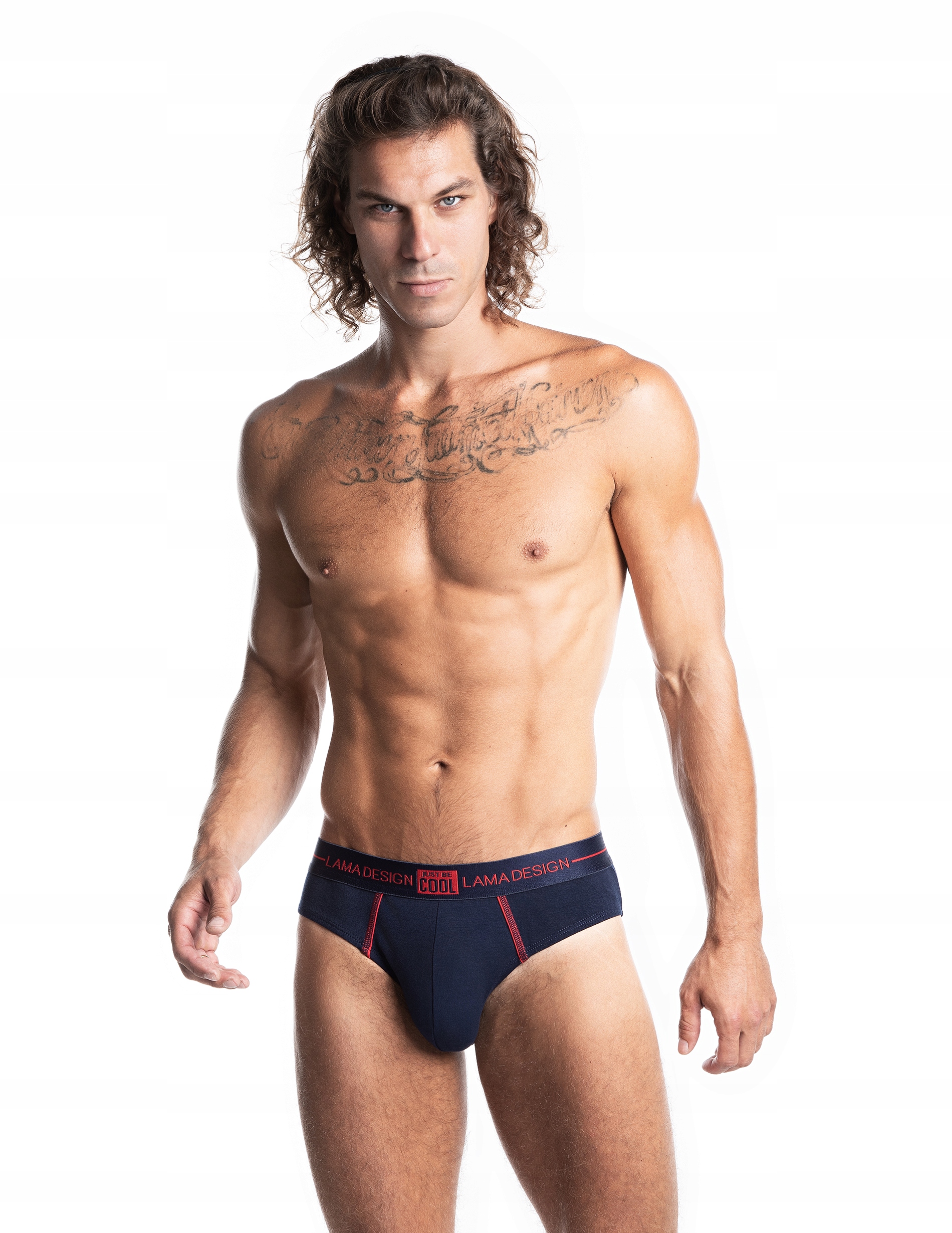 2x Slipy Męskie LAMA BAWEŁNIANE M-989 SD r M Model M-989 SD