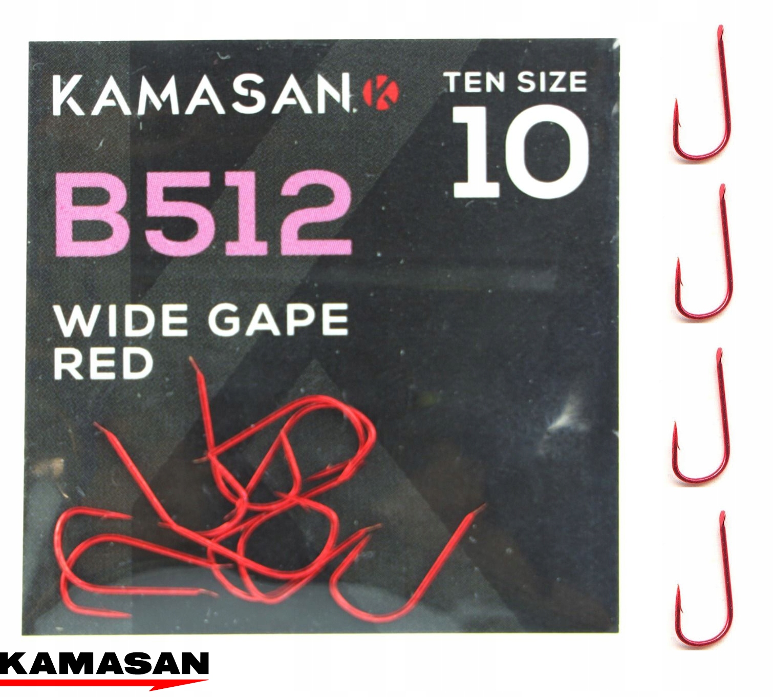 

Haczyki Kamasan B512 Red ROZMIAR:16 10SZT