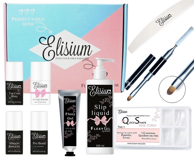 

Elisium Flexy Gel Zestaw Maxi Żel Formy Typ 1 7779