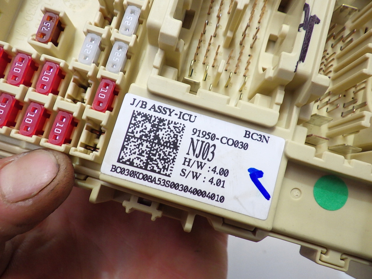 HYUNDAI I20 N III 204Ps 2022 MODUŁ PUSZKA BEZPIECZNIKÓW BSI 91950-CO030 Producent części Hyundai OE