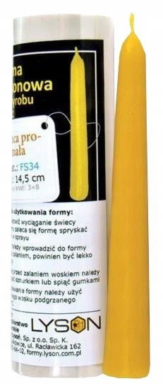 

Forma sylikonowa Świeca Prosta Mała FS34